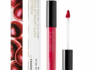 Korres Morello Matte Lasting Lip Fluid 27 Cranberry Sorbet 3,4 ml