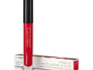 Korres Morello Matte Lasting Lip Fluid 53 Red Velvet 3.4ml