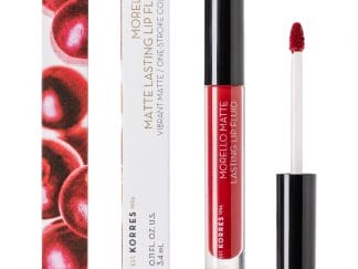Korres Morello Matte Lasting Lip Fluid 59 Brick Red 3.4ml