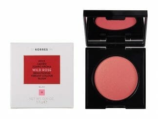 Korres Wild Rose Brightening Vibrant Colour Blush No.12 Golden Pink Άγριο Τριαντάφυλλο Ρουζ 5.5gr