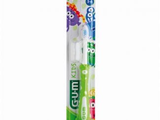 Gum Kids Soft Παιδική Οδοντόβουρτσα με Βεντούζα Στερέωσης 3-6 Ετών (901) - πράσινο
