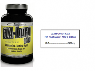 Anderson CLA Burn 1000 Σημαντικός Παράγοντας Για Πολλές Μεταβολικές Λειτουργίες 60 Prl 90gr