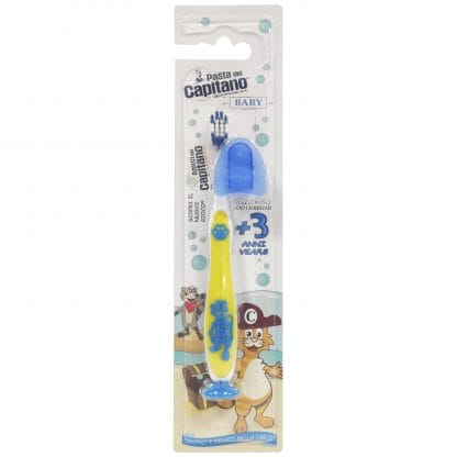 Pasta Del Capitano Junior Toothbrush Παιδική Οδοντόβουρτσα Από 3 Ετών 1 Τεμάχιο - κίτρινο