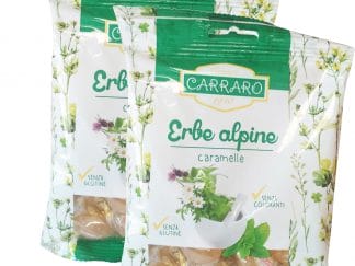 Carraro Πακέτο Προσφοράς Caramelle Erbe Alpine Καραμέλες για το Λαιμό με Αλπικά Βότανα 2x100gr