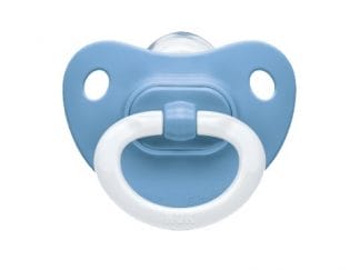 Nuk Classic Fashion Πιπίλα Σιλικόνης 1 Τεμάχιο - 0-6 Μηνών Μπλε