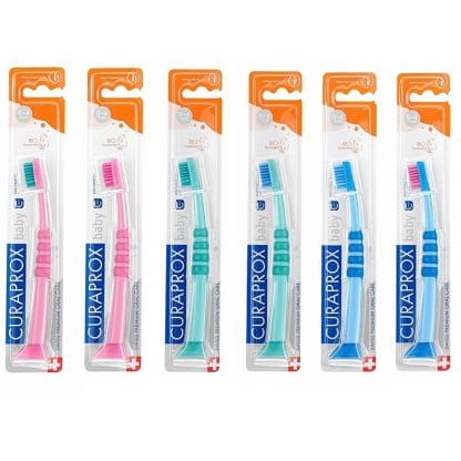 Curaprox Baby CK 4260 Ultra Soft Πολύ Μαλακή Παιδική Οδοντόβουρτσα 1 Τεμάχιο - γαλάζιο