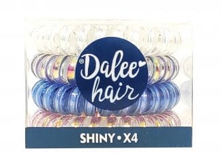 Medisei Dalee Hair Spiral Shiny Σπιράλ Λαστιχάκια Μαλλιών 4 Τεμάχια