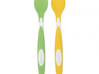 Dr. Brown's Soft-Tip Spoons Κουταλάκια Ταΐσματος Μαλακά από 4 Μηνών 2 Τεμάχια TF011