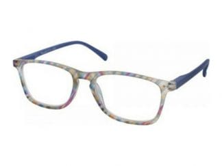 Eyelead Γυαλιά Διαβάσματος Unisex Πολύχρωμο Μπλε, με Κοκκάλινο Σκελετό E208 - 0,75