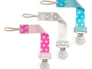 Chicco Κλιπ Πιπίλας Fashion Clip για Πιπίλες με ή Χωρίς Κρίκο 0+ - μπλέ