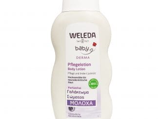 Weleda Baby Derma White Mallow Body Lotion Βρεφικό Γαλάκτωμα με Μολόχα για Περιποίηση του Ξηρού & Ευαίσθητου Δέρματος 200ml