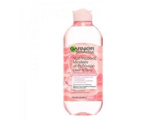 Garnier Skin Active Micellaire Rose Water Clean & Glow Νερό Καθαρισμού & Ντεμακιγιάζ για Θαμπή & Ευαίσθητη Επιδερμίδα 400ml