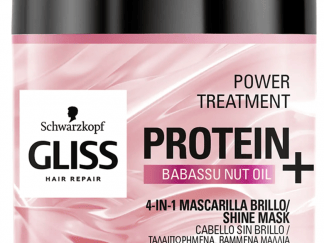 Schwarzkopf Gliss Power Treatment Protein With Babassu Nut Oil Μάσκα Λάμψης για Βαμμένα και Ταλαιπωρημένα Μαλλιά 400ml