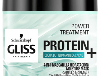 Schwarzkopf Gliss Power Treatment Protein With Cocoa Butter Μάσκα Ενυδάτωσης για Ξηρά και Ταλαιπωρημένα Μαλλιά 400ml