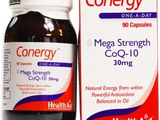 Health Aid Conergy Coq10 30Mg Συνένζυμο Q10 Απελευθερώνει Ενέργεια - Antioxidant 90caps