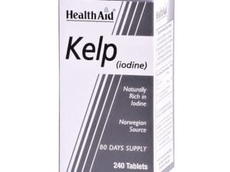 Health Aid Kelp (iodine) Ιώδιο 150μg Από Νορβηγικά Φύκια για Φυσική Λήψη Ιωδίου 240tabs