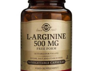 Solgar L-Arginine Συμπλήρωμα Διατροφής με Αργινίνη για τη Παραγωγή Ενέργειας στους Μύες veg caps - 500mg 50caps