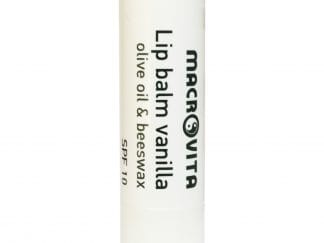 Macrovita Macrovita Lip Balm Spf10 Προστασία Χειλιών Με Γεύση Βανίλια 4gr