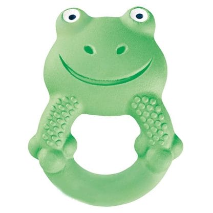 Mam Max The Frog Χειροποίητο Μασητικό Παιχνίδι Max το Βατραχάκι από Φυσικό Latex Κωδ 592 από 4+ Μηνών 1 Τεμάχιο - πράσινο