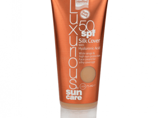 Luxurious Sun Care Silk Cover with Hyaluronic Acid Spf50 Natural Beige, 75ml