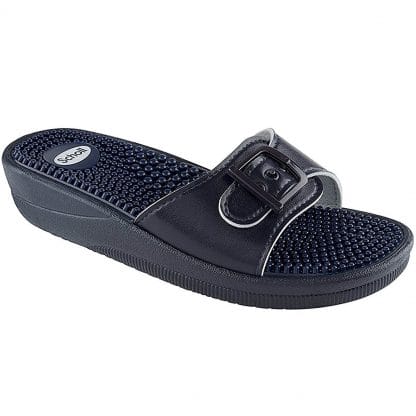 Scholl Shoes New Massage Navy Blue Γυναικεία Ανατομικά Παπούτσια Χαρίζουν Σωστή Στάση & Φυσικό Χωρίς Πόνο Βάδισμα 1 Ζευγάρι - 41