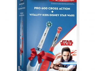 Oral-B Πακέτο Προσφοράς Pro 600 Cross Action & Vitality Kids Disney Star Wars 3+ Ετών, 40% Φθηνότερα