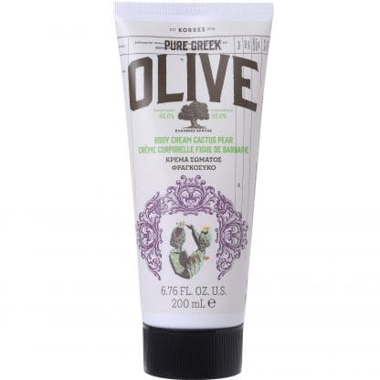 Korres Pure Greek Olive Body Cream Cactus Pear Ενυδατική Κρέμα Σώματος με Φραγκόσυκο 200ml