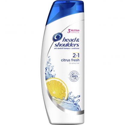 Head & Shoulders 2 σε 1 Αντιπιτυριδικό Σαμπουάν & Conditioner Citrus Fresh με Λεμόνι για Αίσθηση Φρεσκάδας 360ml