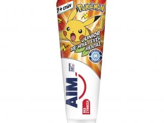 Aim Junior Pokemon Παιδική Οδοντόκρεμα με Ήπια Γεύση Μέντας 7+ Ετών 75ml