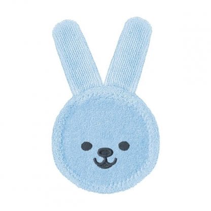 Mam Oral Care Rabbit Γάντι Καθαρισμού της Στοματικής Κοιλότητας του Βρέφους Κωδ 611 από 0+ Μηνών 1 Τεμάχιο - γαλάζιο