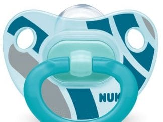 Nuk Happy Days Ορθοδοντική Πιπίλα Σιλικόνης 1 τεμάχιο - 6-18 Μηνών Γαλάζια