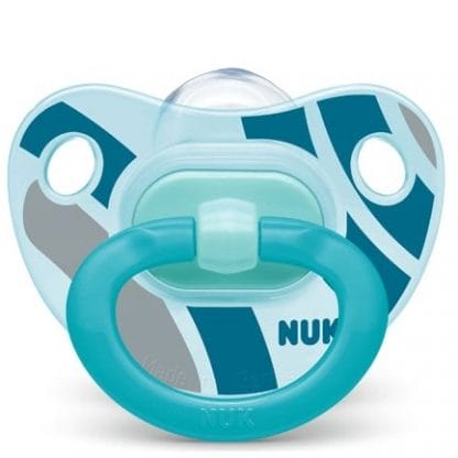 Nuk Happy Days Ορθοδοντική Πιπίλα Σιλικόνης 1 τεμάχιο - 6-18 Μηνών Γαλάζια