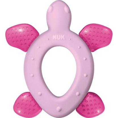 Nuk Cool All-Around Δροσιστικός Δακτύλιος Οδοντοφυΐας Χελωνάκι, από 3 Μηνών 1 Τεμάχιο - ροζ