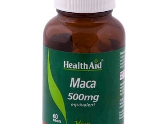Health Aid Maca 500mg Συμπλήρωμα Διατροφής, Εκχύλισμα Υψηλής Ποιότητας Βοτάνου για την Τόνωση & Ευεξία του Οργανισμού 60 Tabs