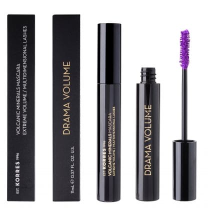 Korres Volcanic Minerals Mascara Drama Volume Πολυδιάστατη Μάσκαρα για Μέγιστο Όγκο στις Βλεφαρίδες & Εντυπωσιακό Αποτέλεσμα 11m - 05 Lavender Pop