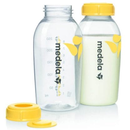 Medela Φιάλες Μητρικού Γάλακτος Χρώμα Κίτρινο 2 τεμάχια x 250ml