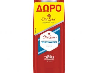 Old Spice Πακέτο Προσφοράς Shower Gel Whitewater Αφρόλουτρο για Άνδρες με Μοναδικό Άρωμα 400ml & Δώρο Επιπλέον Ποσότητα 250ml