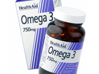 Health Aid Omega 3 Fish Oil 750 mg Ωμέγα 3 Λιπαρά οξέα 60κάψουλες
