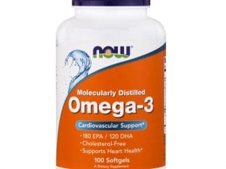 Now Foods Omega-3 1000mg Συμπλήρωμα Διατροφής Ωμέγα-3 Λιπαρών Οξέων 100 Softgels