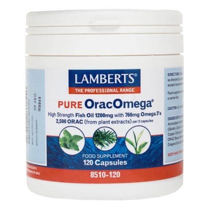 Lamberts PURE OracOmega Συμπλήρωμα Διατροφής με Αντιοξειδωτικές Ιδιότητες - 120 tabs