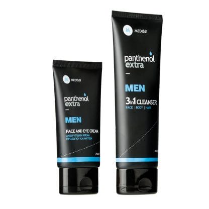 Medisei Panthenol Extra Promo Men Face & Eye Cream 75ml & Δώρο Men 3 in 1 Cleanser 200ml