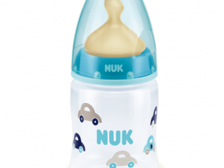 NUK First Choice Plus Μπιμπερό Πολυπροπυλενίου (PP) με Θηλή Καουτσουκ 150ml - μπλέ
