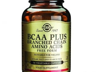 Solgar BCAA Plus Συμπλήρωμα Διατροφής για Αποκατάσταση του Μυικού Ιστού Ιδανικό Για Αθλητές 50veg.caps