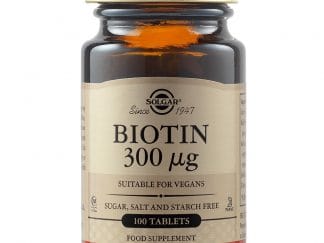 Solgar Biotin Συμπλήρωμα Διατροφής για την Υγεία Μαλλιών και του Δέρματος veg.caps - 300μg tablets 100 caps
