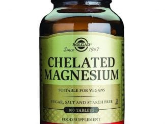 Solgar Chelated Magnesium 100mg Συμπλήρωμα Διατροφής Κατάλληλο για τις Μυικές Συσπάσεις & για τον Ομαλό Καρδιακό Παλμό 100 tabs