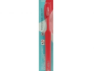 TePe Select Compact Extra Soft Οδοντόβουρτσα Πολύ Μαλακή για Αποτελεσματικό Καθαρισμό & Προστασία των Ούλων 1 Τεμάχιο - κόκκινο