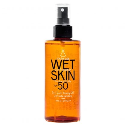 Youth Lab Wet Skin Face/Body Spf50 Dry Tanning Oil Αντηλιακό Ξηρό Λάδι Πολύ Υψηλής Προστασίας με Ενεργοποιητή Μαυρίσματος 200ml