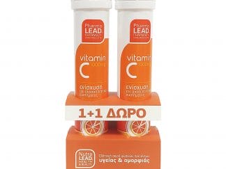 Pharmalead Vitamin C 1000mg Ενισχύει το Ανοσοποιητικό Σύστημα 1+1 Δώρο, 2x20tabs