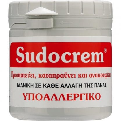 Sudocrem Ιδανική σε Κάθε Αλλαγή Πάνας για Αντιμετώπιση Ερεθισμών 250gr