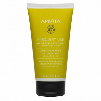 Apivita Gentle Daily Conditioner Απαλή Μαλακτική Κρέμα με Χαμομήλι & Μέλι για Όλους Τους Τύπους Μαλλιών 150ml